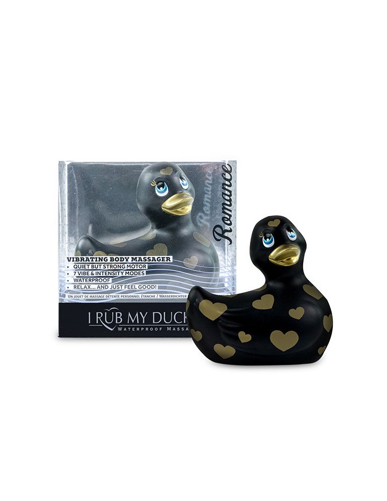 je frotte mon duckie 2.0 | romance de canard vibrant (noir et or)_3